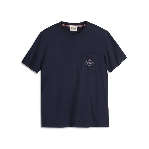Scotch &amp; Soda Koszulka w kolorze granatowym ze sklepu Limango Polska w kategorii T-shirty męskie - zdjęcie 178211617