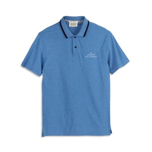 Scotch &amp; Soda Koszulka polo w kolorze niebieskim ze sklepu Limango Polska w kategorii T-shirty męskie - zdjęcie 178211635
