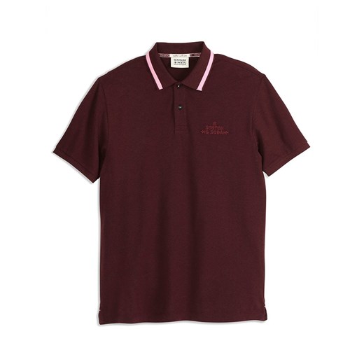 Scotch &amp; Soda Koszulka polo w kolorze bordowym ze sklepu Limango Polska w kategorii T-shirty męskie - zdjęcie 178211638