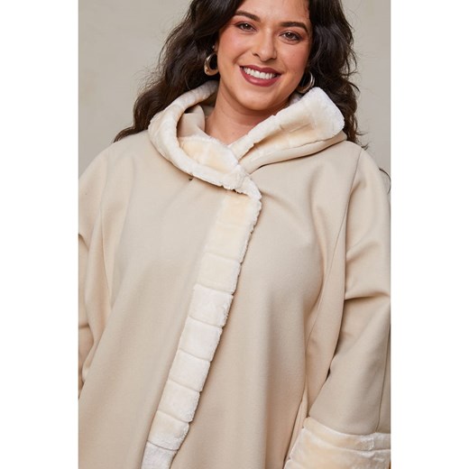 Kurtka damska Curvy Lady z kapturem z elastanu 