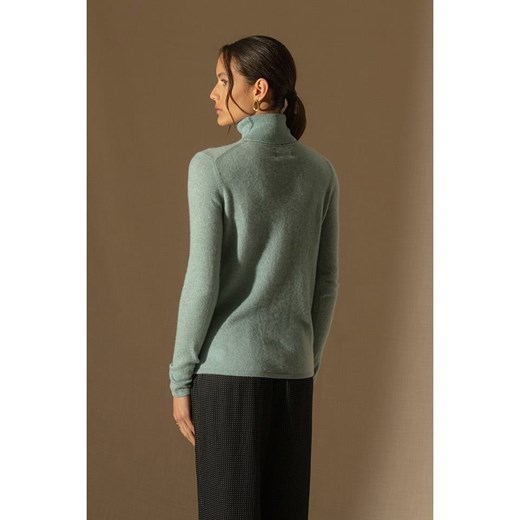 Sweter damski Perfect Cashmere z golfem casualowy