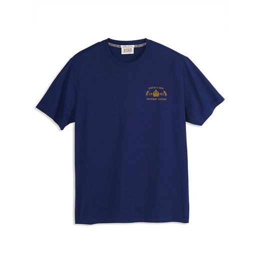 Scotch &amp; Soda Koszulka w kolorze granatowym ze sklepu Limango Polska w kategorii T-shirty męskie - zdjęcie 178212459