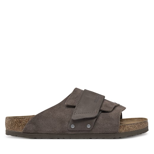 Klapki Birkenstock Kyoto 1029137 Brązowy ze sklepu eobuwie.pl w kategorii Klapki męskie - zdjęcie 178213155