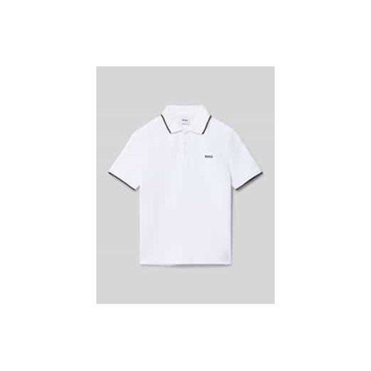 Koszulka polo z detalem z logo ze sklepu Peek&Cloppenburg  w kategorii T-shirty chłopięce - zdjęcie 178213846