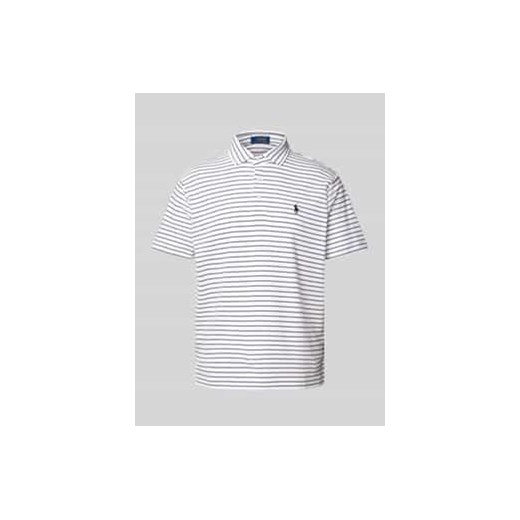 Koszulka polo o kroju slim fit z wyhaftowanym logo ze sklepu Peek&Cloppenburg  w kategorii T-shirty męskie - zdjęcie 178214085