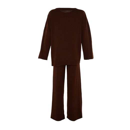 trendyol 2-częściowy zestaw w kolorze brązowym Trendyol L Limango Polska wyprzedaż