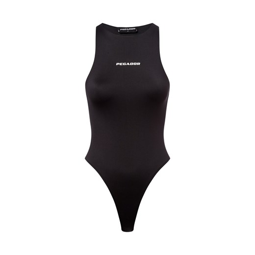 PEGADOR Body - Maya Kobiety Sztuczne włókno czarny jednolity ze sklepu vangraaf w kategorii Bluzki damskie - zdjęcie 178215866