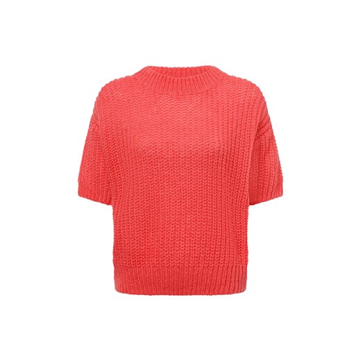 Marie Lund Damski sweter z dzianiny Marie Lund z mieszanki wełny Kobiety koralowy wypukły wzór tkaniny ze sklepu vangraaf w kategorii Swetry damskie - zdjęcie 178215896