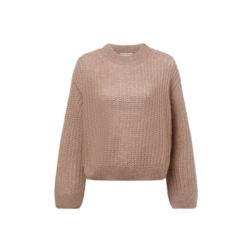 Marie Lund Damski sweter z dzianiny Marie Lund z mieszanki wełny Kobiety melanżowy wypukły wzór tkaniny ze sklepu vangraaf w kategorii Swetry damskie - zdjęcie 178215897