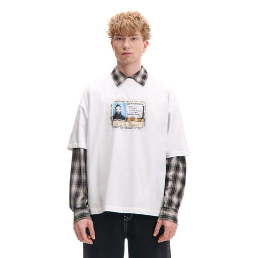 Cropp - Biała koszulka z Ol' Dirty Bastard - biały ze sklepu Cropp w kategorii T-shirty męskie - zdjęcie 178216096