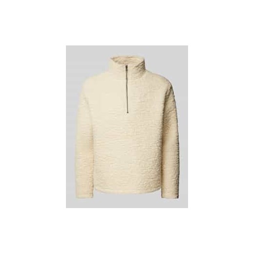 Sweter z dzianiny ze stójką model ‘WAVE’ ze sklepu Peek&Cloppenburg  w kategorii Swetry męskie - zdjęcie 178218708