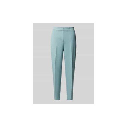 Spodnie materiałowe o kroju slim fit w kant ze sklepu Peek&Cloppenburg  w kategorii Spodnie damskie - zdjęcie 178218746