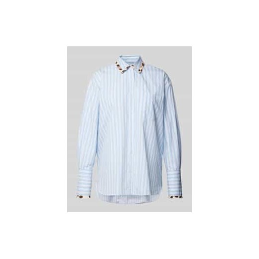 Bluzka koszulowa o kroju regular fit z kieszenią na piersi ze sklepu Peek&Cloppenburg  w kategorii Koszule damskie - zdjęcie 178221058