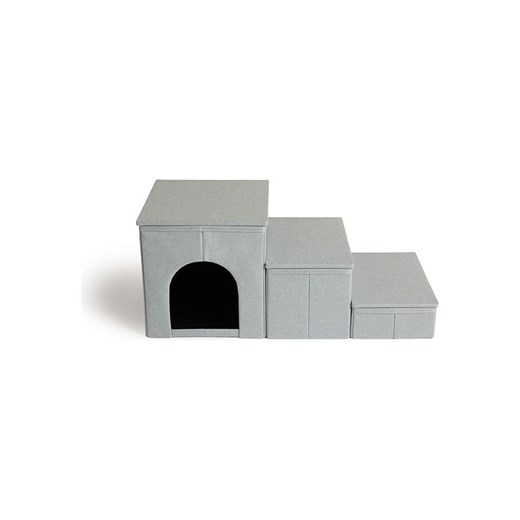 Lifa Living Schody w kolorze szarym dla zwierząt - 70 x 30 x 35 cm ze sklepu Limango Polska w kategorii Dla zwierząt - zdjęcie 178221586