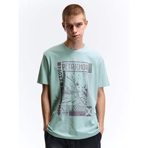 T-shirt męski Gate z krótkimi rękawami