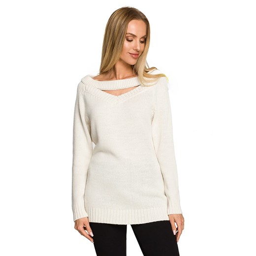 made of emotion Sweter w kolorze kremowym ze sklepu Limango Polska w kategorii Swetry damskie - zdjęcie 178224397