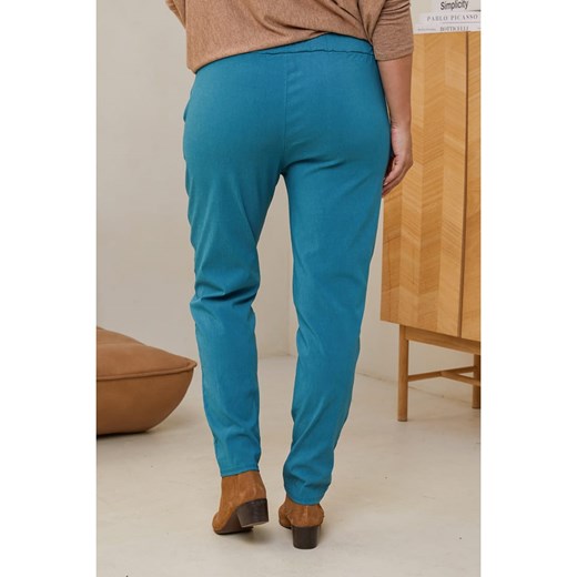 Curvy Lady Spodnie w kolorze niebieskim Curvy Lady 44/46 wyprzedaż Limango Polska