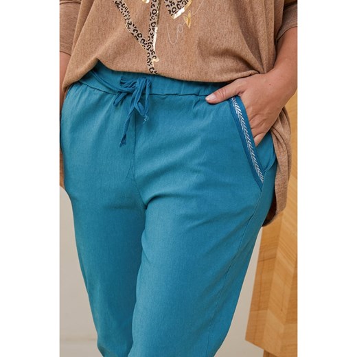 Curvy Lady Spodnie w kolorze niebieskim Curvy Lady 44/46 Limango Polska promocja