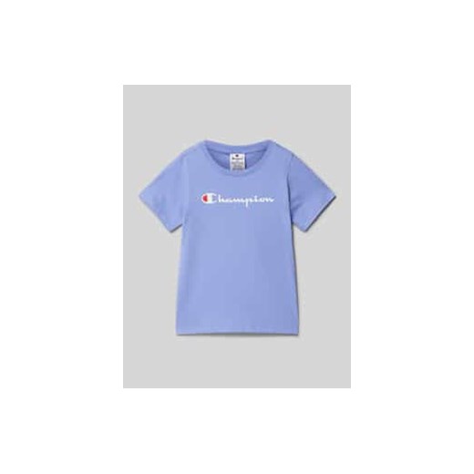 T-shirt z nadrukiem z logo ze sklepu Peek&Cloppenburg  w kategorii Bluzki dziewczęce - zdjęcie 178226228