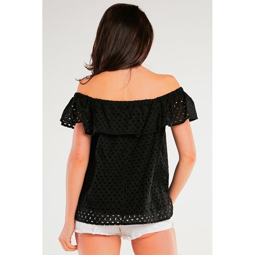 Awama Bluzka w kolorze czarnym L/XL Limango Polska promocyjna cena