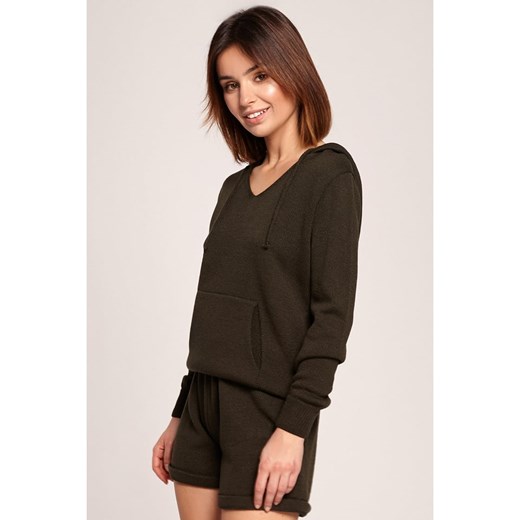 Be Wear Sweter w kolorze khaki ze sklepu Limango Polska w kategorii Swetry damskie - zdjęcie 178228735
