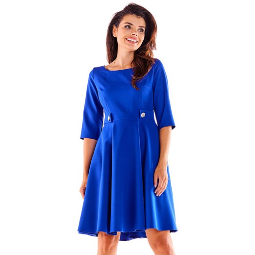 Awama Sukienka w kolorze niebieskim XL wyprzedaż Limango Polska