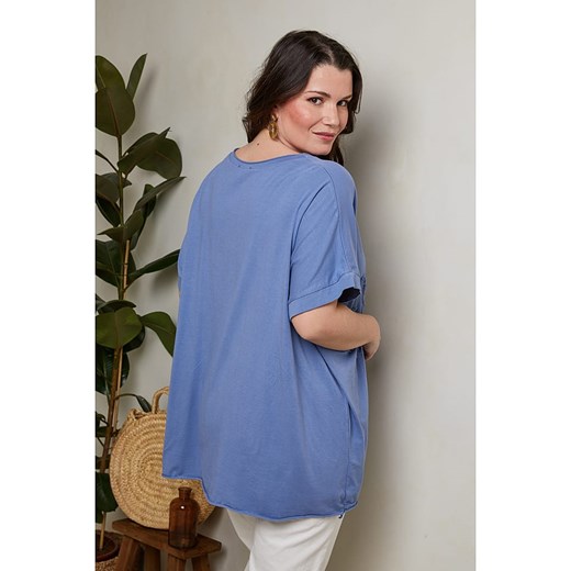 Curvy Lady Bluzka w kolorze niebieskim Curvy Lady 48/50 wyprzedaż Limango Polska
