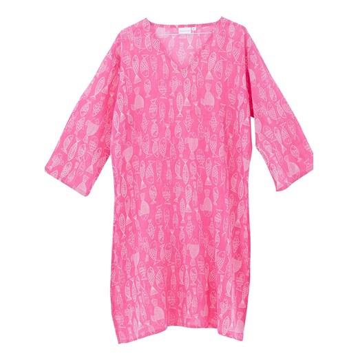 Overbeck and Friends Tunika &quot;Crazy Fish&quot; w kolorze różowym ze sklepu Limango Polska w kategorii Bluzki damskie - zdjęcie 178229915