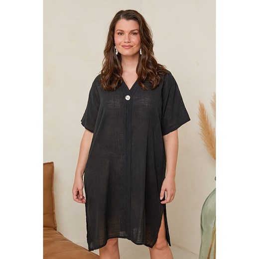 Curvy Lady Sukienka w kolorze czarnym Curvy Lady 48/50 promocja Limango Polska