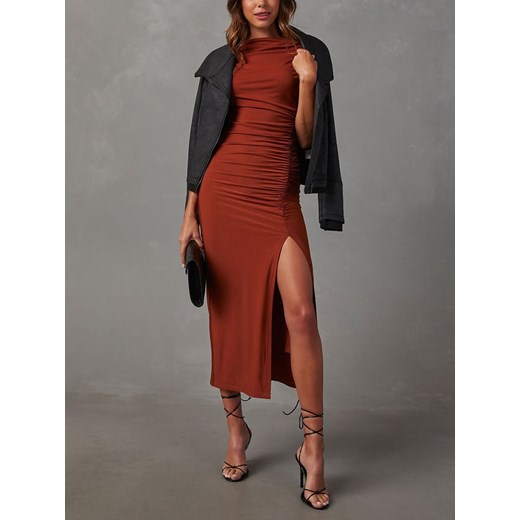 LA Angels Sukienka w kolorze jasnobrązowym ze sklepu Limango Polska w kategorii Sukienki - zdjęcie 178230479