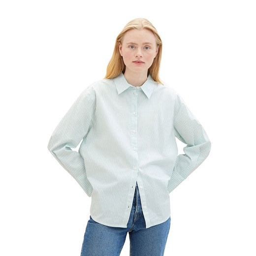 Tom Tailor Koszula w kolorze turkusowo-białym Tom Tailor L promocja Limango Polska