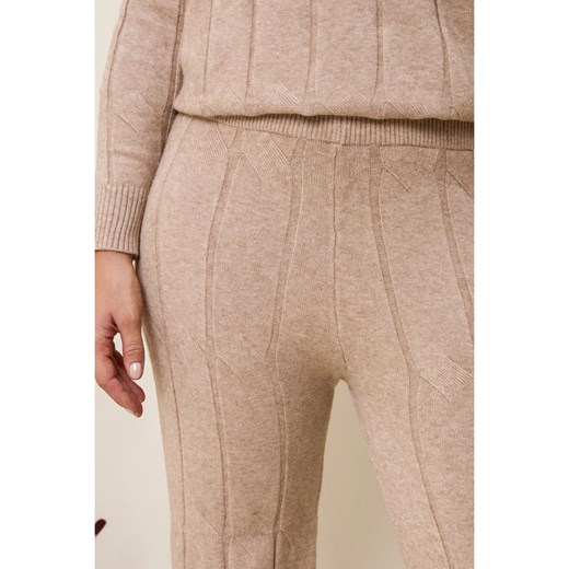 Curvy Lady Spodnie w kolorze jasnobrązowym Curvy Lady 44/46 Limango Polska promocja