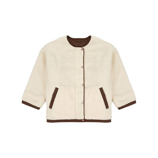 Wrangler Dwustronna kurtka przejściowa w kolorze brązowo-kremowym Wrangler M promocja Limango Polska