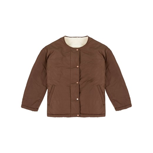 Wrangler Dwustronna kurtka przejściowa w kolorze brązowo-kremowym Wrangler M promocyjna cena Limango Polska