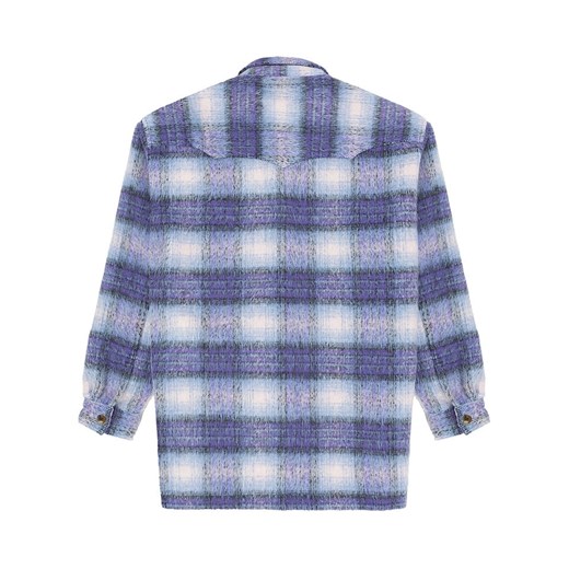 Wrangler Kurtka koszulowa w kolorze fioletowo-błękitnym Wrangler M Limango Polska wyprzedaż