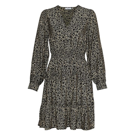 MOSS COPENHAGEN Sukienka &quot;Karitta Setara&quot; w kolorze beżowo-czarnym ze sklepu Limango Polska w kategorii Sukienki - zdjęcie 178232126