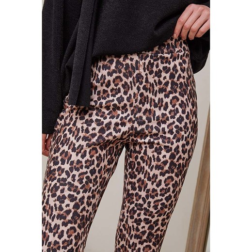 Joséfine Spodnie &quot;Izio&quot; w kolorze beżowo-jasnobrązowym Joséfine M okazja Limango Polska