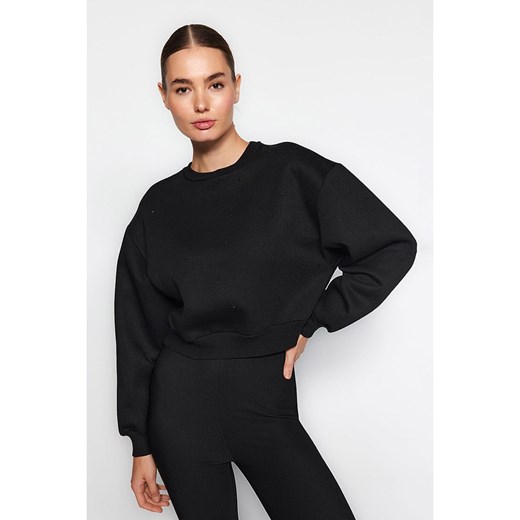 trendyol Bluza w kolorze czarnym ze sklepu Limango Polska w kategorii Bluzy damskie - zdjęcie 178232719