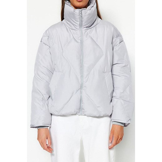 trendyol Kurtka przejściowa w kolorze jasnoszarym Trendyol S Limango Polska okazja