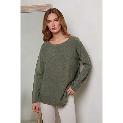 Joséfine Sweter w kolorze khaki ze sklepu Limango Polska w kategorii Swetry damskie - zdjęcie 178233099