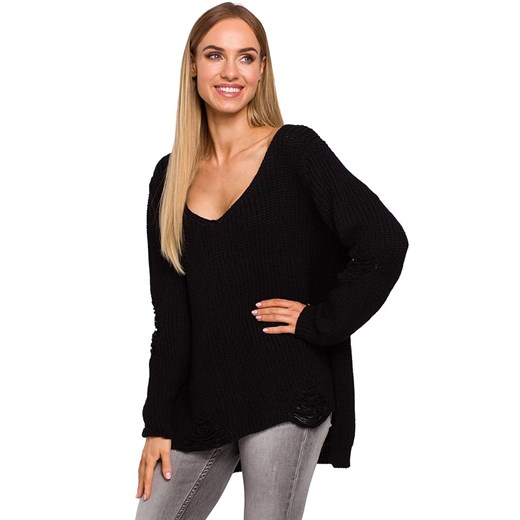 made of emotion Sweter w kolorze czarnym ze sklepu Limango Polska w kategorii Swetry damskie - zdjęcie 178233315