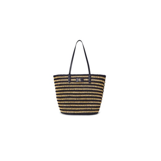 LAUREN RALPH LAUREN Torebka Brie Striped Straw Large Tote Bag 431959019002 one size MODIVO