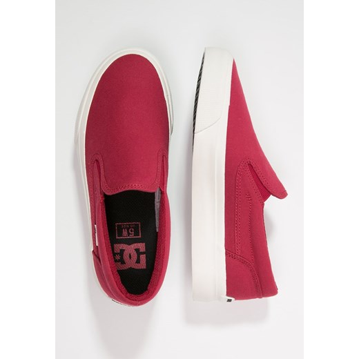 DC Shoes TRASE Półbuty wsuwane jester red zalando czerwony bez wzorów/nadruków