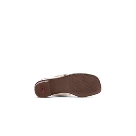 Rieker Sandały 62663-60 Écru Rieker 38 MODIVO