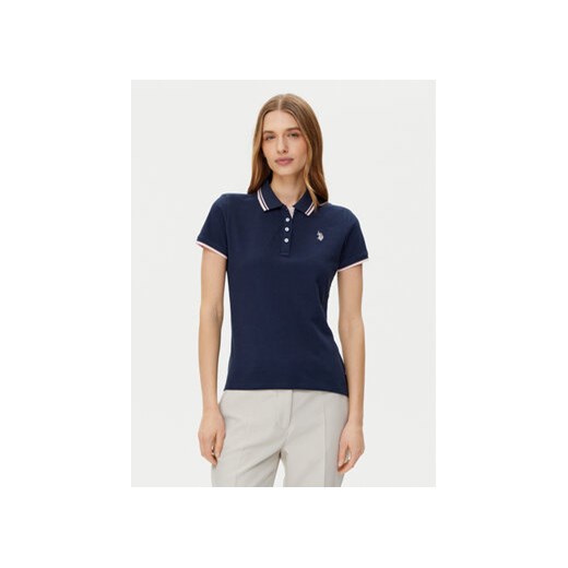 U.S. Polo Assn. Polo WUP0812 Granatowy Regular Fit ze sklepu MODIVO w kategorii Bluzki damskie - zdjęcie 178238597