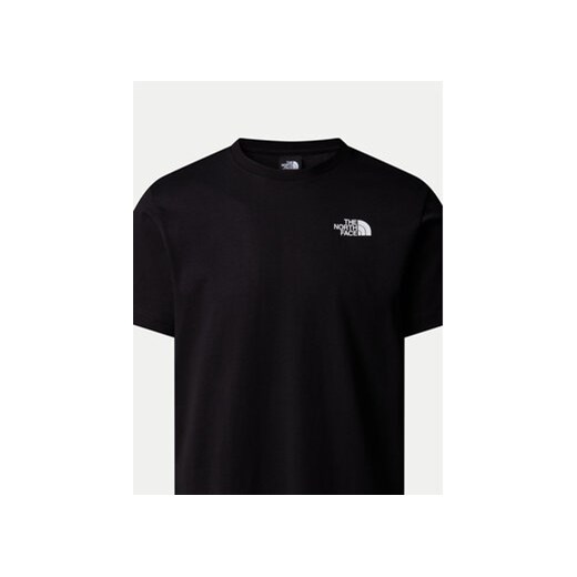 T-shirt męski czarny The North Face z krótkimi rękawami 