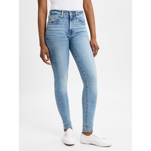 Levi's Dżinsy - 721 Kobiety Bawełna medium stone jednolity ze sklepu vangraaf w kategorii Jeansy damskie - zdjęcie 178241127