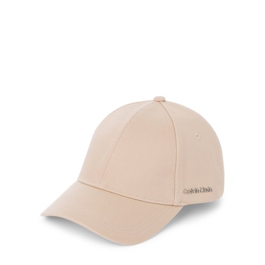 Calvin Klein Czapka damska Kobiety Bawełna beżowy jednolity ze sklepu vangraaf w kategorii Czapki z daszkiem damskie - zdjęcie 178241169