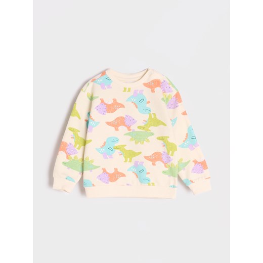 Sinsay - Komplet dresowy - kremowy Sinsay 92 Sinsay