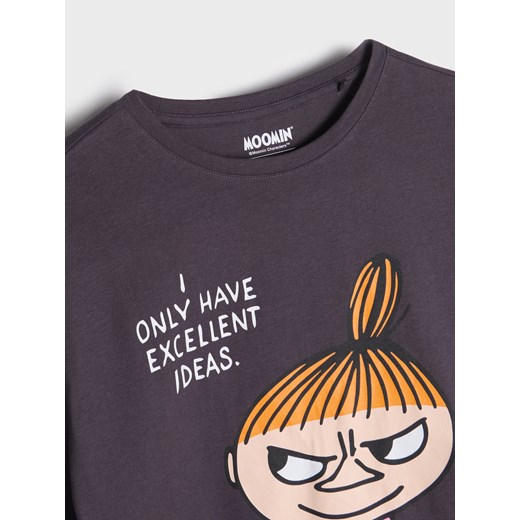 Sinsay - Koszulka The Moomins - szary Sinsay 158 Sinsay